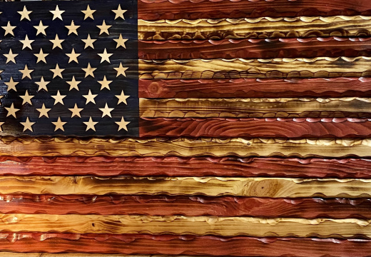 3D American Flag
